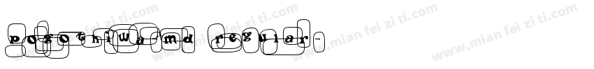 POGothIWA-Md Regular字体转换